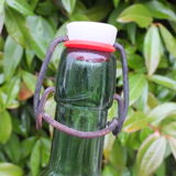 Ancienne bouteille de bière Roulleau à Saint Lô (Manche)