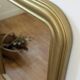 Antique Louis Philippe mirror from the 19th century, restored.