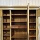 Bibliothèque 3 portes fin XIXème en chêne