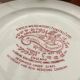 Lot de 8 assiettes faïence Wedgwood modèle faisan asiatique rose