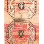 3x10 Peach Orange Handmade Wool Runner Rug, 81x293Cm