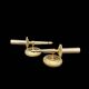 Pair of antique gilt brass wall sconces – classic style