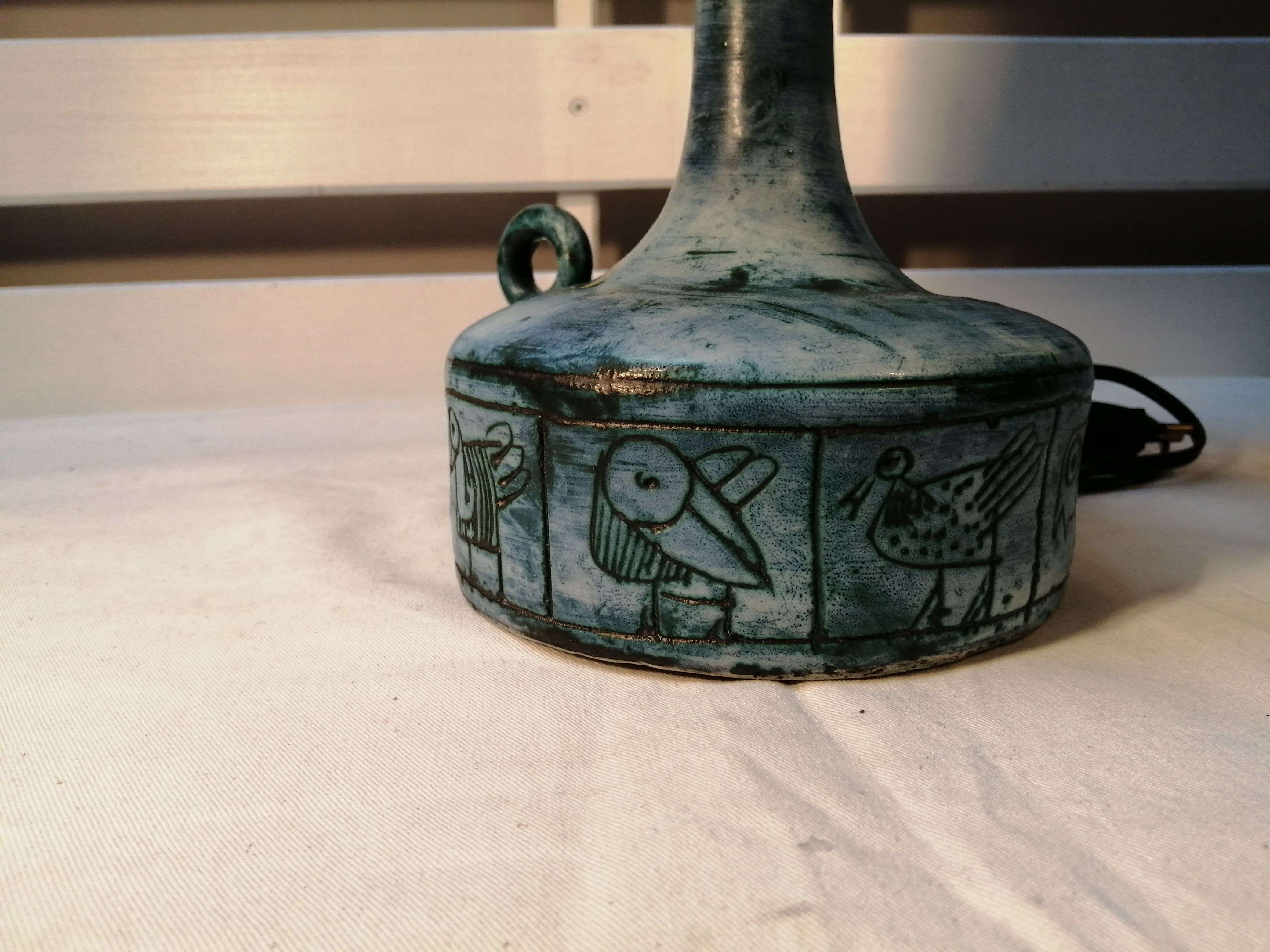 Jacques Blin ceramic table lamp 50/60