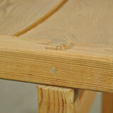 Trybo series pine dining chairs (4) by Edvin Helseth for Stange Bruk, Norway 1960s
