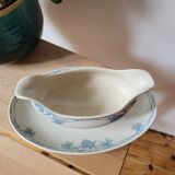 U&c sarreguemines clover sauceboat