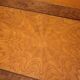 Large coffee table 2 drawers in solid walnut with decoration marked Directory style
