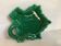 Green ceramic tray