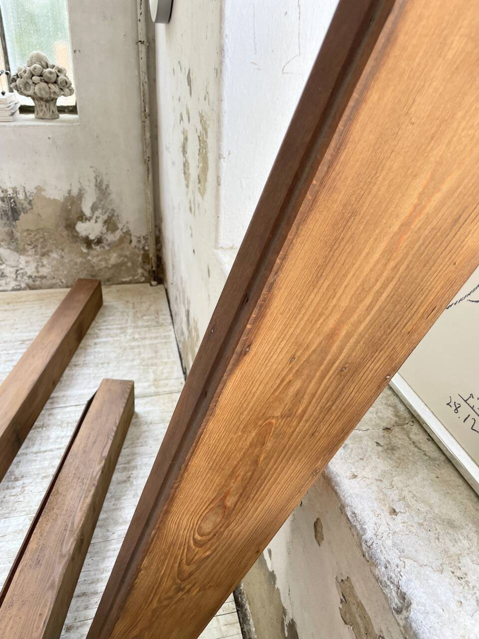 XL wooden wall storage