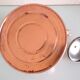 Old brushed red copper kettle / vintage 50-60s