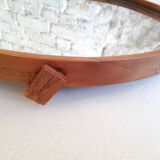 Scandinavian wall mirror in teak - luxury
