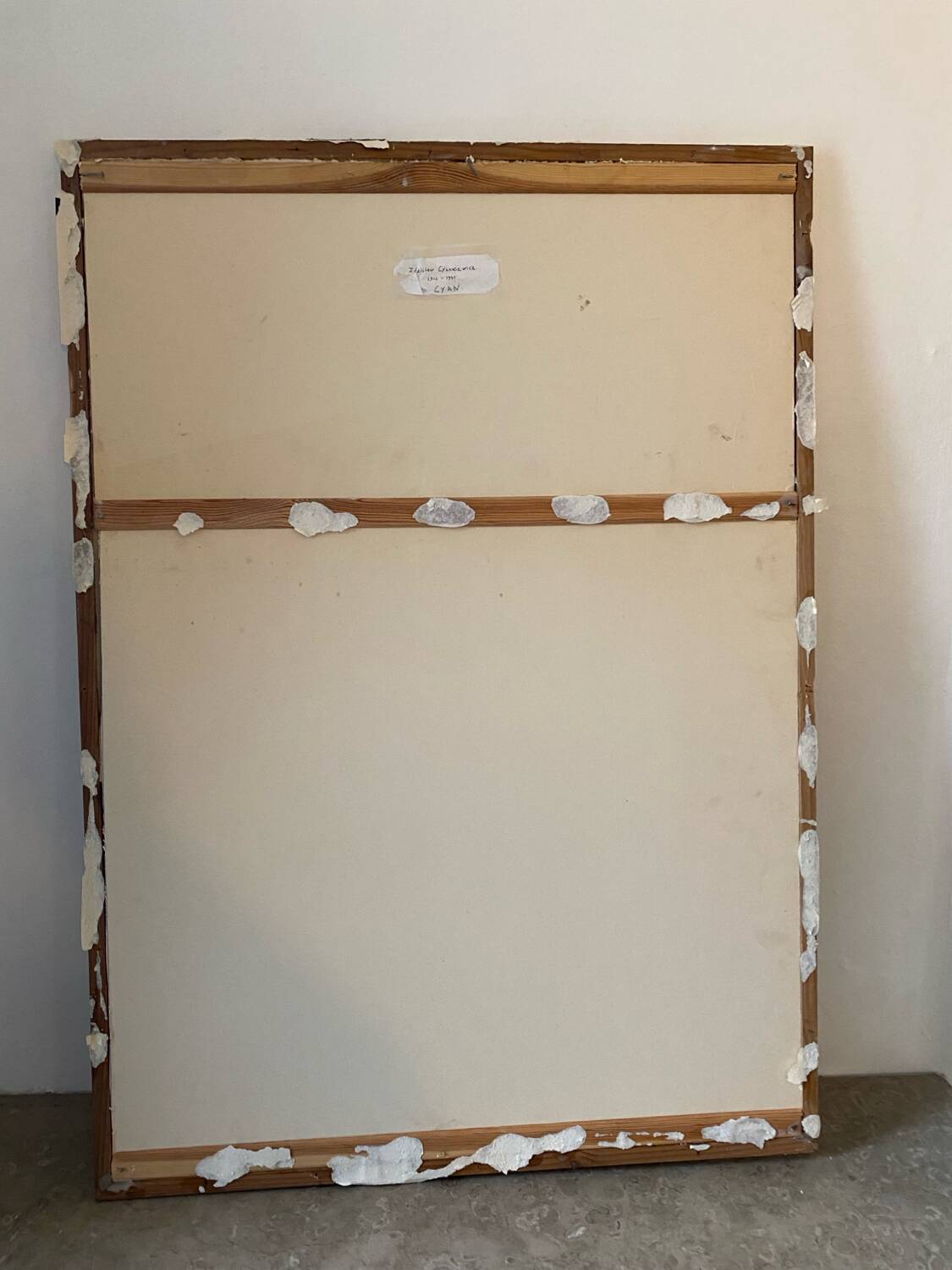 Polish school portrait of Cyan (1912-1981)