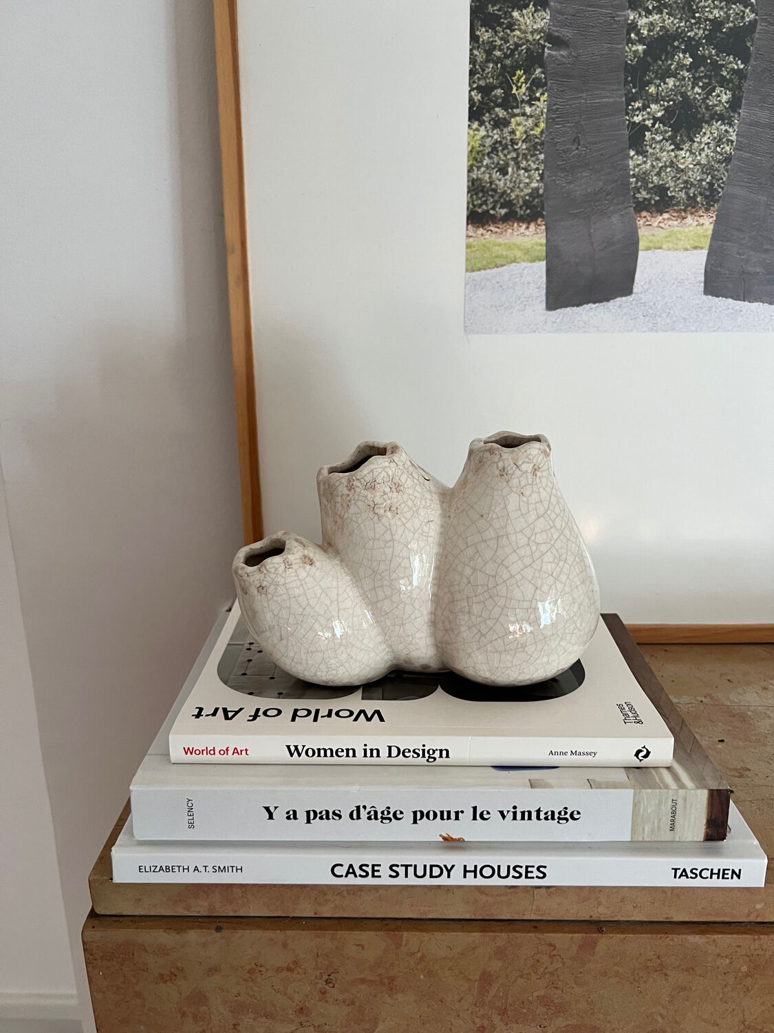 Soliflore ou vase à trois branches