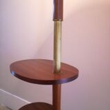 Wooden tripod floor lamp 1950