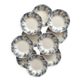 10 “Dodds” ironware soup plates from Choisy le Roi