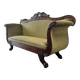 Vintage green baroque sofa / two-seater sofa