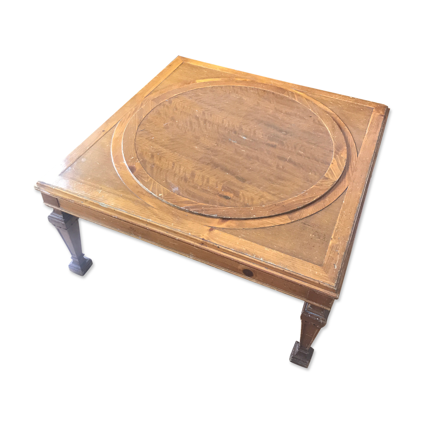Table basse en bois d'époque Weiman