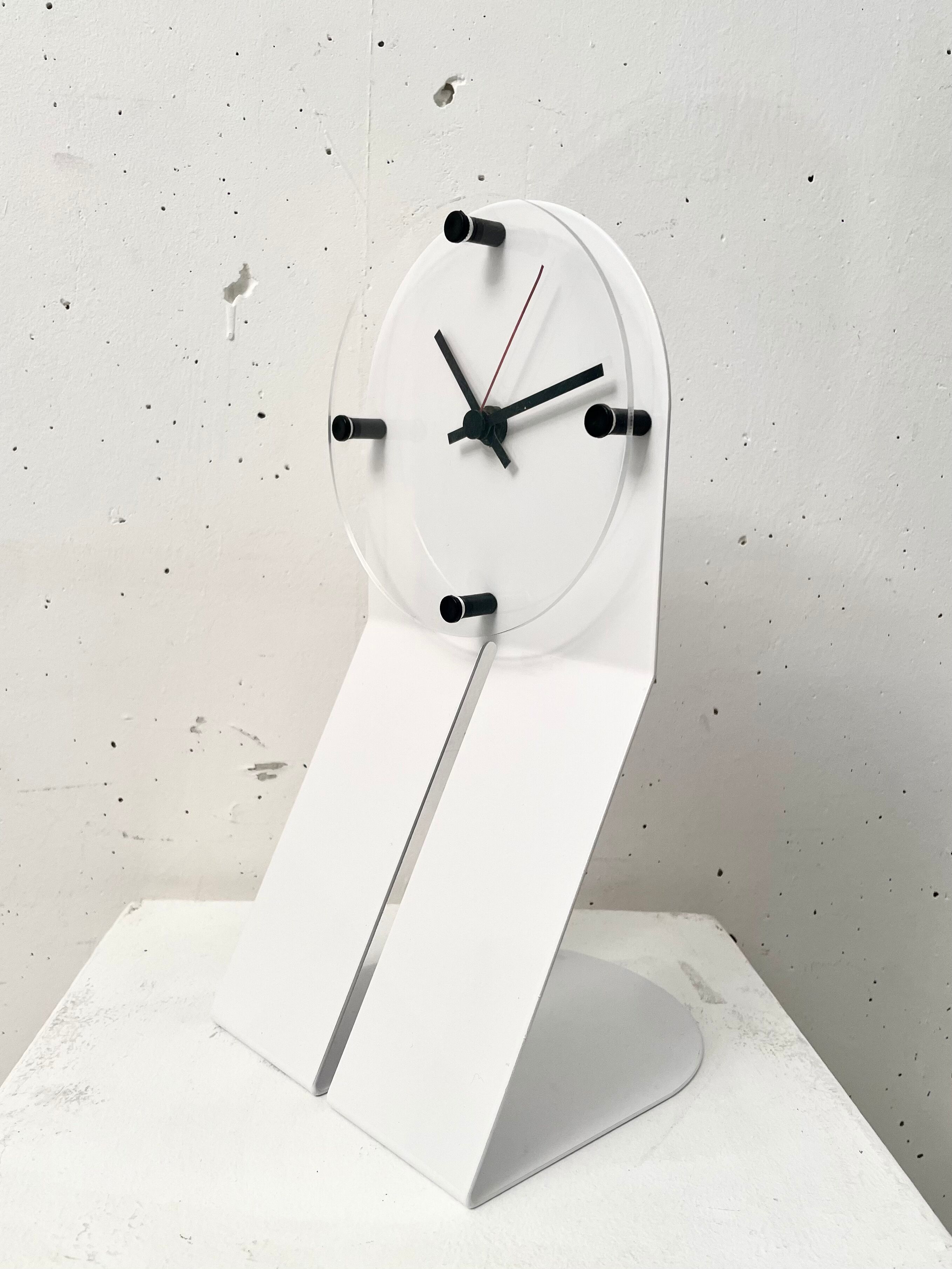 Clocky Clock desk clock, Seccose, Gaspare Cairoli, 1980
