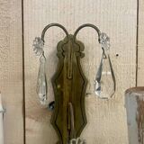 Pair of bronze sconces and pendants from the early 20th century