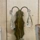 Pair of bronze sconces and pendants from the early 20th century