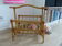 Large vintage rattan magazine holder 1960s - 1970s