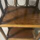 1970s rattan shelf