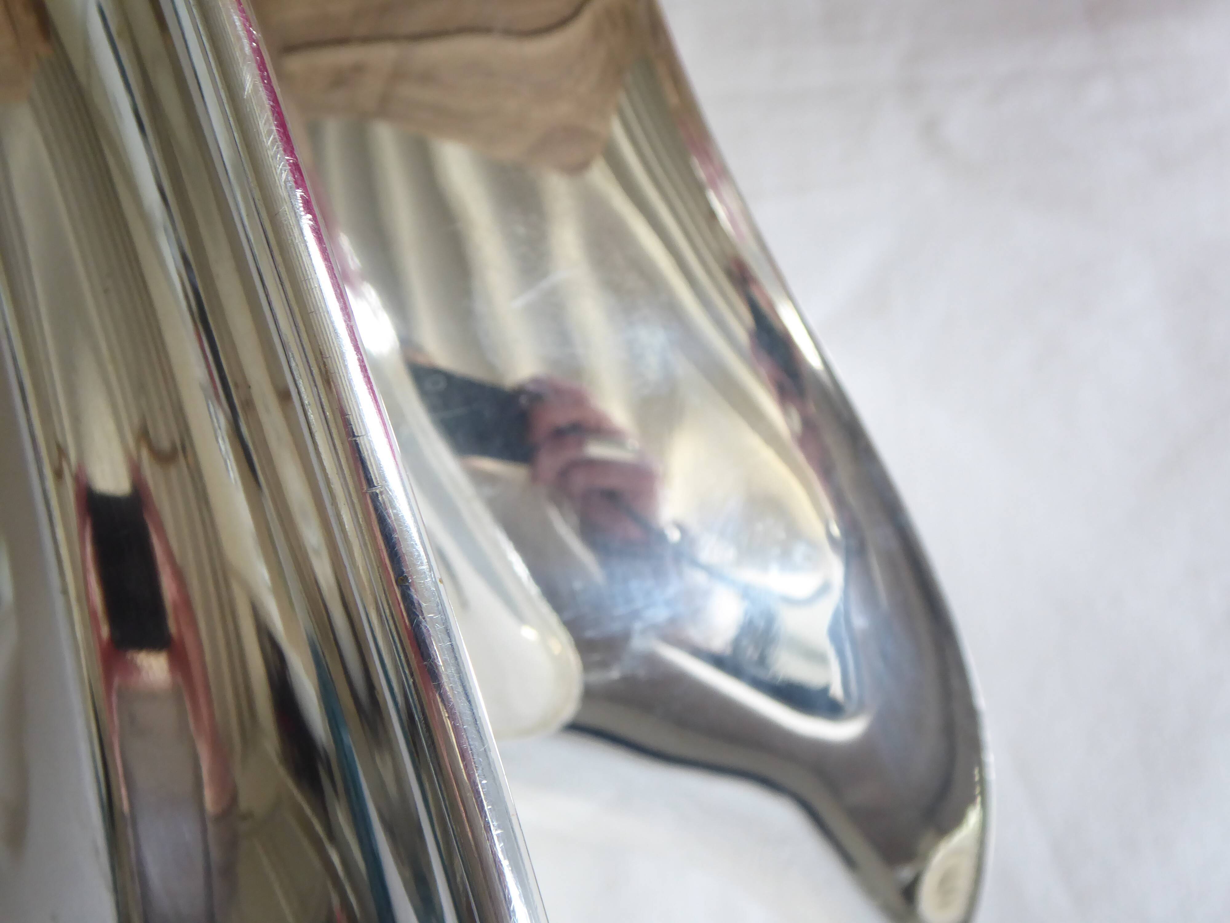 Saucière in silver metal, Fleuron Christofle