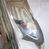 Saucière in silver metal, Fleuron Christofle