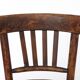 Chaise vintage années 1950 Allemagne, bois de hêtre, chaise en bois du milieu du siècle, salle à manger