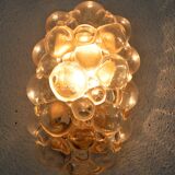 Vintage glass ceiling lamp by helena Tyrell Glashütte Limburg design