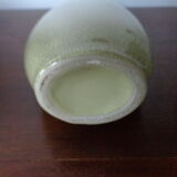 Vase Raku vert craquelé