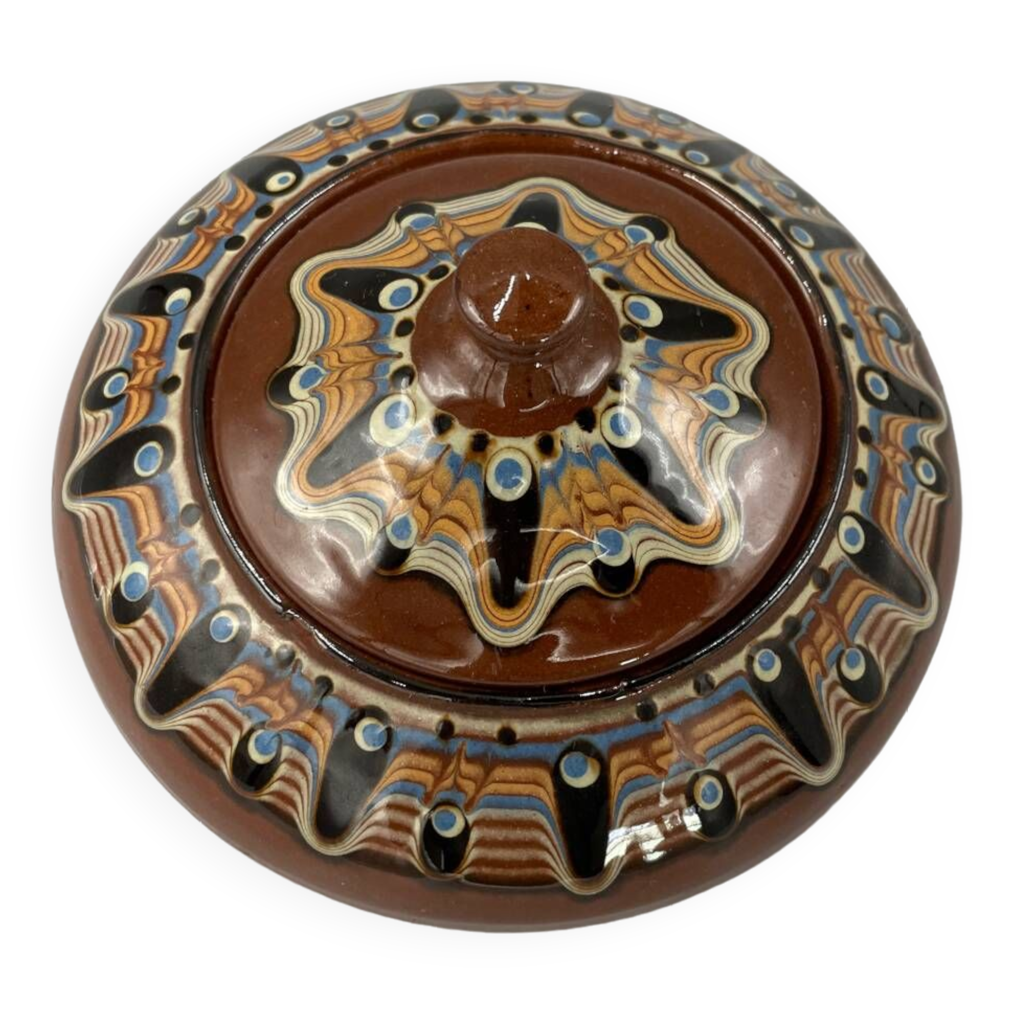 Vintage polychrome candy box