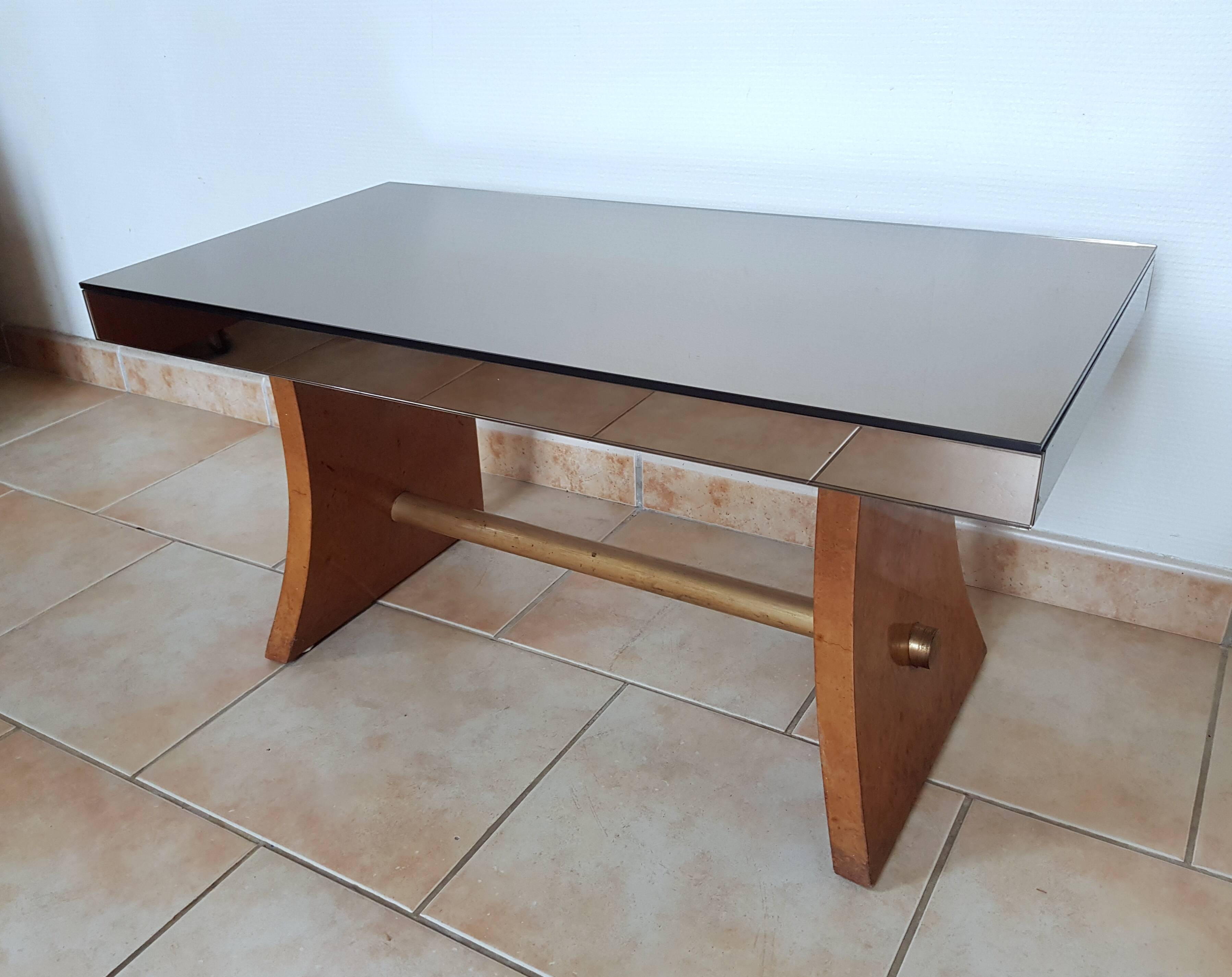 Art deco mirrors coffee table