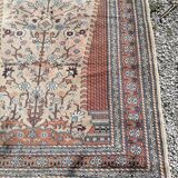 Ancient Persian wool rug handmade fifties 200 x 126cm