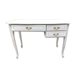 Vintage wood and brass desk
