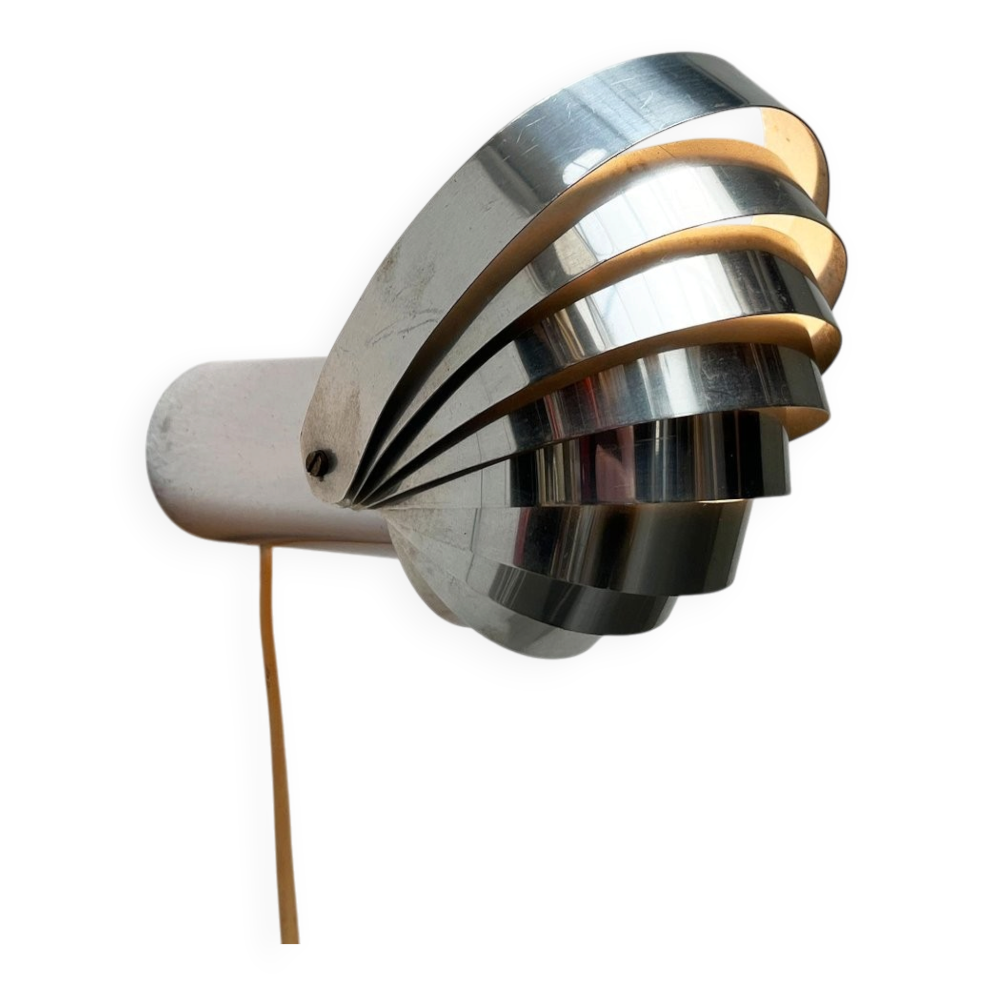 Vintage Space Age Swiss Model Visier Magnetic Wall Lamp by E. R. Nele for Temde, 1970s