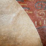 Tapis Vintage Khaden Tibétain en Laine, Années 1970, Épais et Élégant