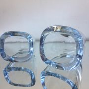 Pair of Strombergshyttan crystal  ases