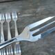 Set of 12 Christofle silver dessert forks