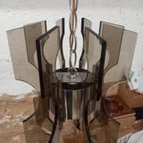 Chandelier 70s smoked glasses