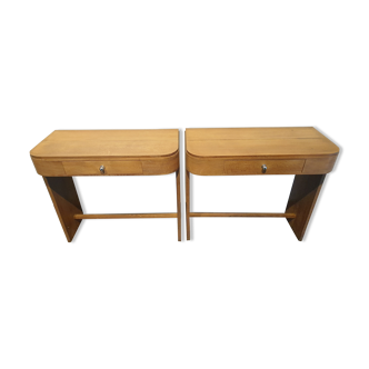 1930s oak consoles