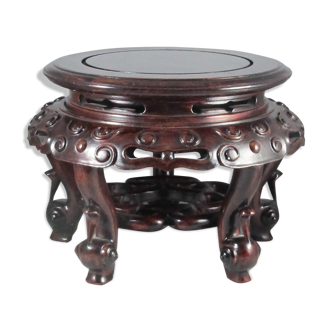 Wooden base for vase China, Japan