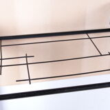 Ico Parisi Wall unit with mirror and stool 1950 Italy