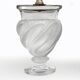 Pair of lamps "Ermenonville" signed Lalique - Crystal, vintage 1960s