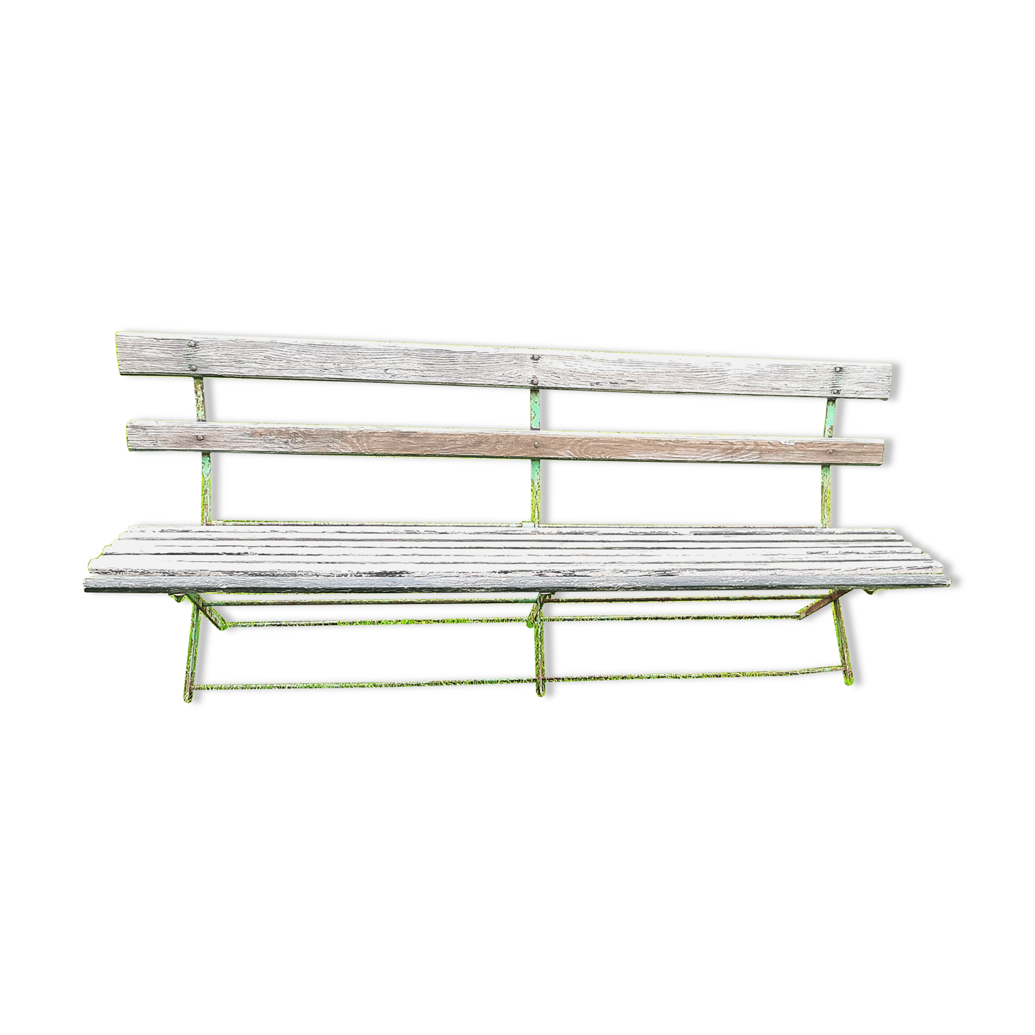 Folding garden bench