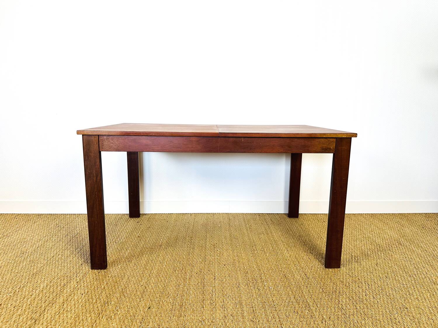 Scandinavian dining table in teak