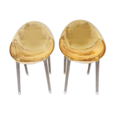 Pair of chairs Mr. Impossible - Philippe Starck for Kartell, it. 2000