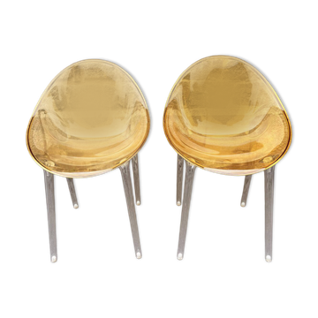 Pair of chairs Mr. Impossible - Philippe Starck for Kartell, it. 2000