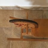 Vintage wooden rocking horse