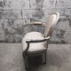 Lot de 2 fauteuils médaillon style Louis XVI