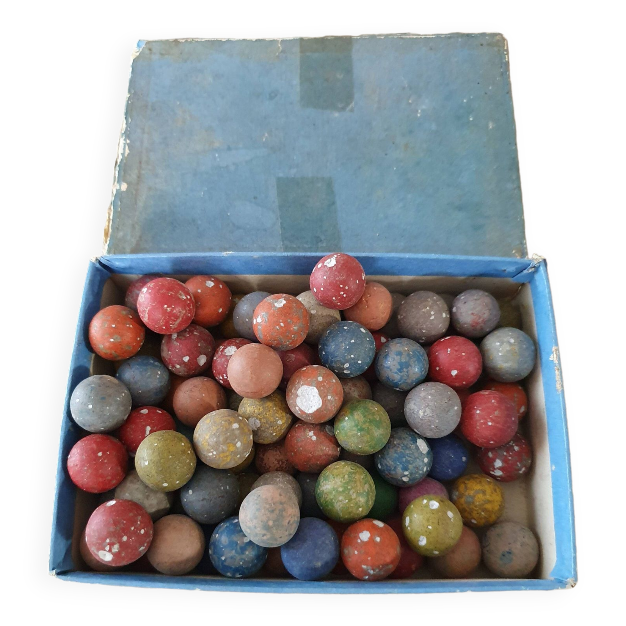 old terracotta balls (1950)